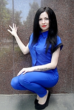 Ukrainian mail order bride Tatyana from Nikolaev with black hair and hazel eye color - image 6