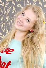 Ukrainian mail order bride Anastasiya from Cherkassy with blonde hair and blue eye color - image 4