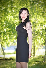 Ukrainian mail order bride Irina from Nikolaev with black hair and green eye color - image 5