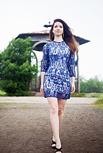 Ukrainian mail order bride Olya from Nikopol with brunette hair and blue eye color - image 3