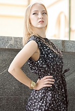 Ukrainian mail order bride Lina from Kharkiv with blonde hair and blue eye color - image 3
