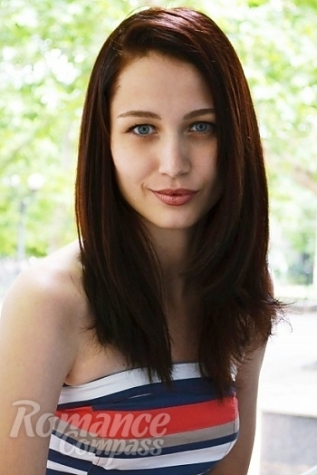 Ukrainian mail order bride Aleksandra from Nikolaev with brunette hair and blue eye color - image 1