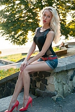Ukrainian mail order bride Ella from Rovno with blonde hair and blue eye color - image 3