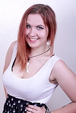 Ukrainian mail order bride Anastasia from Kharkov with red hair and green eye color - image 6