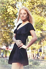 Ukrainian mail order bride Ekaterina from Nikolayev with blonde hair and blue eye color - image 3