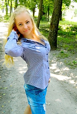 Ukrainian mail order bride Svitlana from Mironovka with blonde hair and blue eye color - image 5