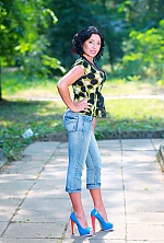 Ukrainian mail order bride Irina from Odessa with black hair and green eye color - image 7
