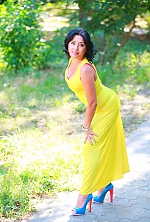 Ukrainian mail order bride Irina from Odessa with black hair and green eye color - image 5