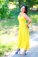 Ukrainian mail order bride Irina from Odessa with black hair and green eye color - image 4