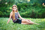 Ukrainian mail order bride Irada from Mykolaiv with light brown hair and green eye color - image 4
