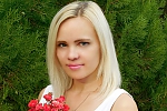 Ukrainian mail order bride Anastasia from Velikodolinskoe with blonde hair and grey eye color - image 2