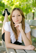 Ukrainian mail order bride Ekaterina from Nikolaev with light brown hair and hazel eye color - image 9