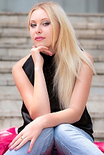 Ukrainian mail order bride Olesya from Odessa with blonde hair and green eye color - image 4