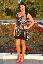 Ukrainian mail order bride Lyudmila from Odessa with black hair and brown eye color - image 4