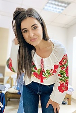 Ukrainian mail order bride Liza from Odessa with light brown hair and green eye color - image 5