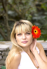 Ukrainian mail order bride Lyudmila from Kiev with blonde hair and grey eye color - image 3