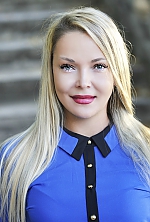 Ukrainian mail order bride Vera from Nikolaev with blonde hair and blue eye color - image 3