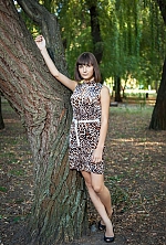 Ukrainian mail order bride Yulia from Nikolaev with brunette hair and green eye color - image 3