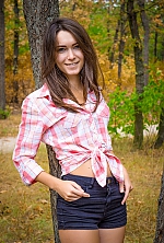 Ukrainian mail order bride Ekaterina from Nikolaev with brunette hair and green eye color - image 8