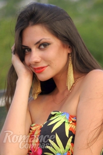 Ukrainian mail order bride Ekaterina from Odessa with light brown hair and black eye color - image 1