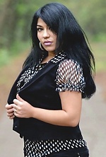 Ukrainian mail order bride Kristina from Lugansk with black hair and brown eye color - image 8