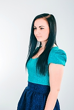 Ukrainian mail order bride Viktoria from Vinnitsa with black hair and green eye color - image 2