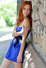 Ukrainian mail order bride Valeria from Zaporozhye with red hair and green eye color - image 2