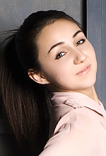 Ukrainian mail order bride Alina from Nikolaev with black hair and green eye color - image 12