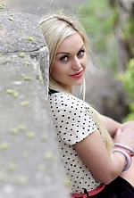 Ukrainian mail order bride Alina from Nikolaev with blonde hair and blue eye color - image 12