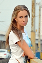 Ukrainian mail order bride Polina from Zaporozhye with blonde hair and green eye color - image 4