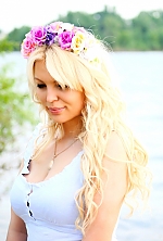 Ukrainian mail order bride Victoria from Dnipro with blonde hair and blue eye color - image 4