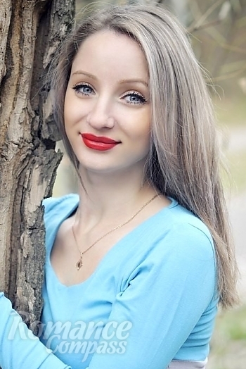 Ukrainian mail order bride Viktoriya from Nikolaev with blonde hair and grey eye color - image 1