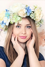 Ukrainian mail order bride Anfisa from Zaporozhye with blonde hair and green eye color - image 2