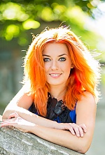 Ukrainian mail order bride Olga from Nikolaev with red hair and blue eye color - image 13