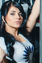 Ukrainian mail order bride Tatyana from Melitopol with black hair and green eye color - image 5