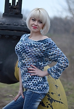 Ukrainian mail order bride Alla from Nikolaev with blonde hair and green eye color - image 12