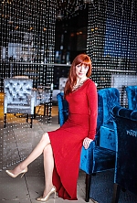 Ukrainian mail order bride Alla from Poltava with red hair and blue eye color - image 4