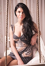 Ukrainian mail order bride Yulia from Kiev with black hair and grey eye color - image 2