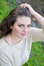 Ukrainian mail order bride Viktoria from Nikolaev with light brown hair and green eye color - image 5