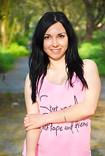 Ukrainian mail order bride Alina from Nikolaev with black hair and brown eye color - image 2