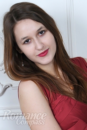Ukrainian mail order bride Vika from Dnipro with light brown hair and brown eye color - image 1