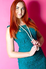 Ukrainian mail order bride Daria from Kharkov with red hair and green eye color - image 3