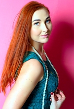 Ukrainian mail order bride Daria from Kharkov with red hair and green eye color - image 2