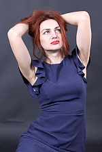 Ukrainian mail order bride Zoya from Kiev with auburn hair and green eye color - image 5