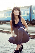 Ukrainian mail order bride Aleksandra from Kherson with black hair and grey eye color - image 8