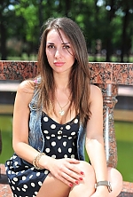 Ukrainian mail order bride Juliya from Kharkov with light brown hair and black eye color - image 3