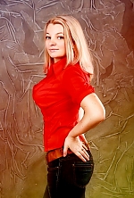 Ukrainian mail order bride Alena from Kiev with blonde hair and blue eye color - image 2