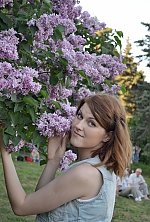 Ukrainian mail order bride Anastasiia from Kiev with light brown hair and green eye color - image 5