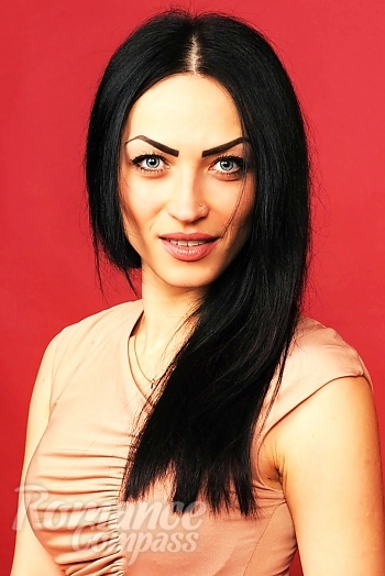 Ukrainian mail order bride Nadejda from Kharkov with black hair and grey eye color - image 1