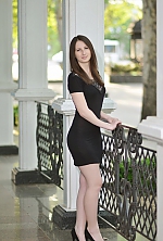 Ukrainian mail order bride Dasha from Mykolaiv with black hair and green eye color - image 4